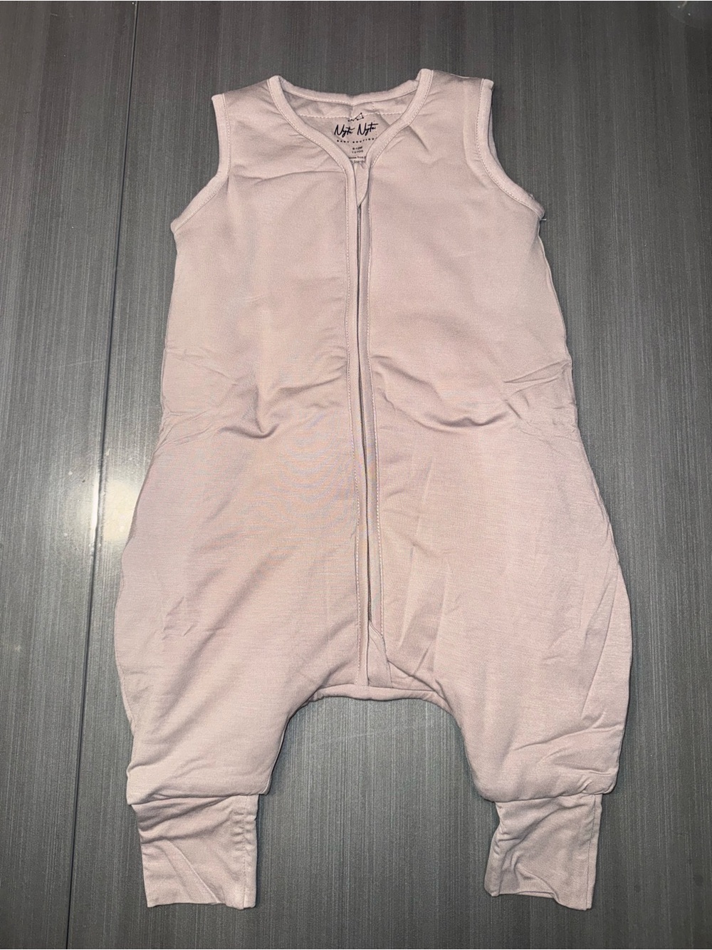 Nyte Nyte Baby Safe Sleep Wearable Blanket - Taupe 1.0 TOG 6-12 M